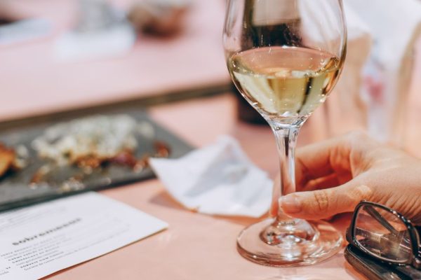 vinho, copo, refeição, bebida