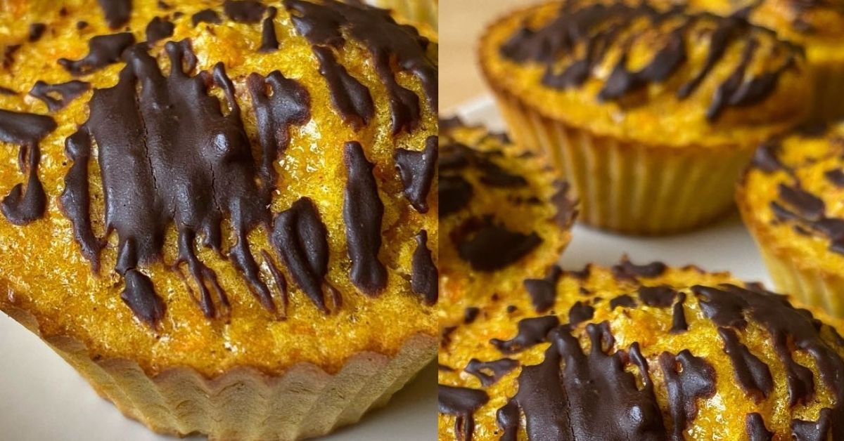 Muffins de cenoura